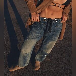 We The Free Moxie Pull-On Barrel Jeans